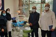 بازدید سرزده مدیر گروه واحد دهان و دندان معاونت بهداشت دانشگاه از مرکز بهداشت جنوب تهران